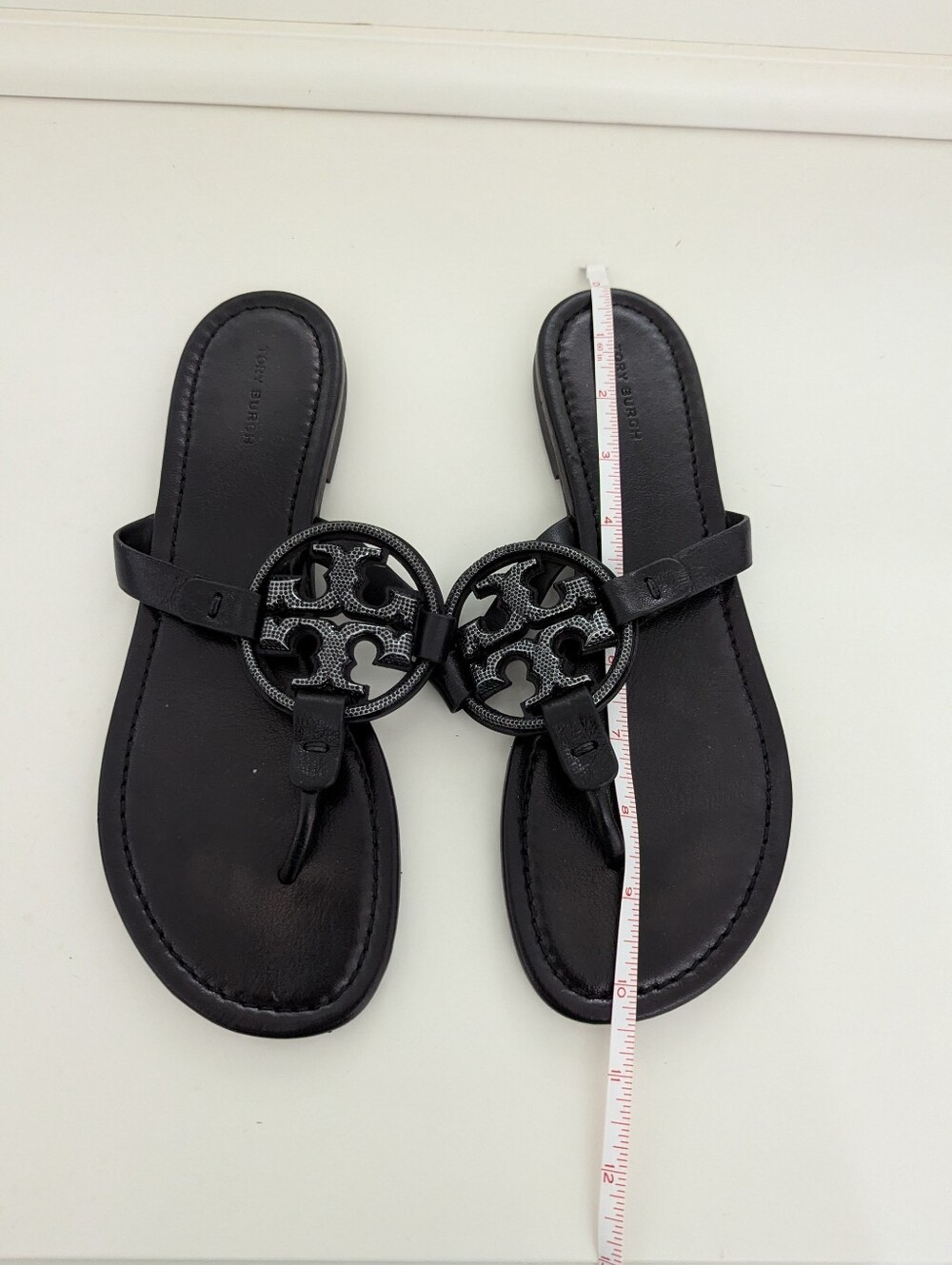 EUC! Tory Burch Miller Pave Sandal In Black Size 9 - Picture 10 of 15